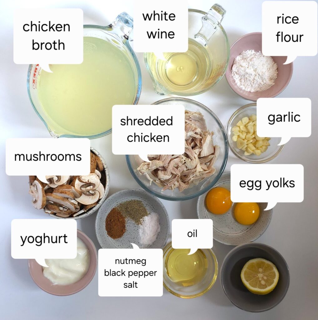 chicken mushroom fricassee ingredients