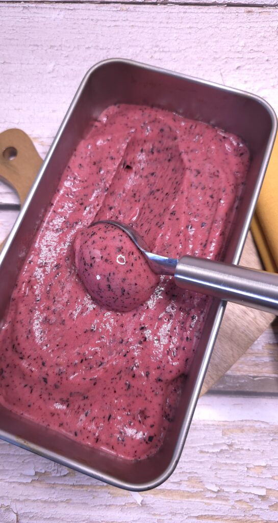 Blueberry lemon sorbet