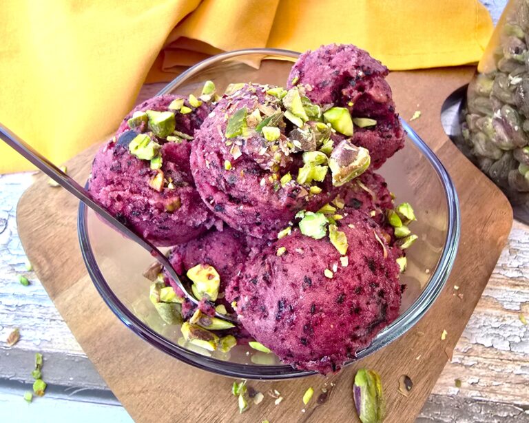 blueberry lemon sorbet