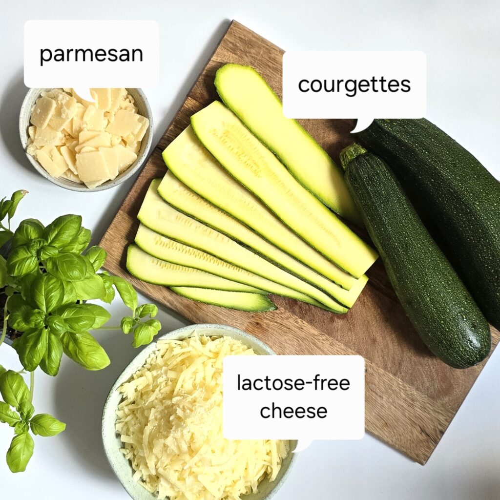 courgette lasagna ingredients