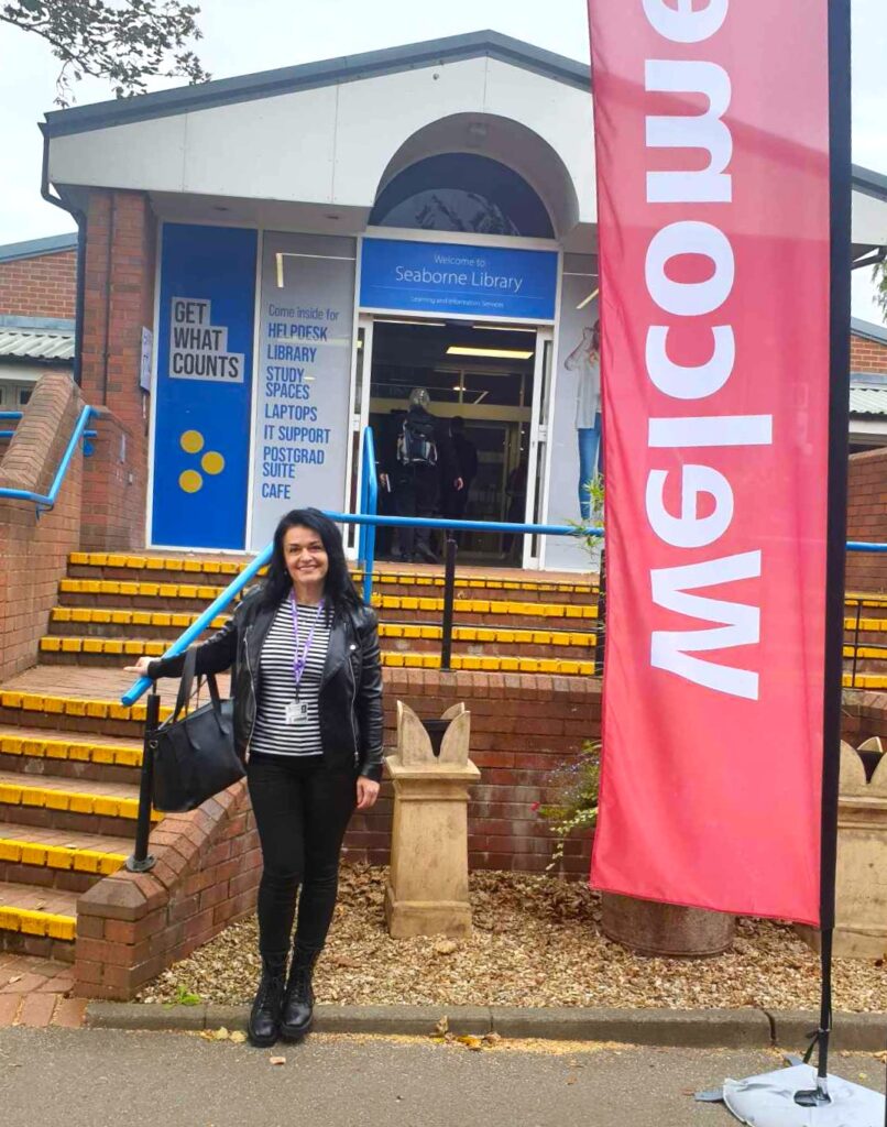 Dani at Chester University September 2022