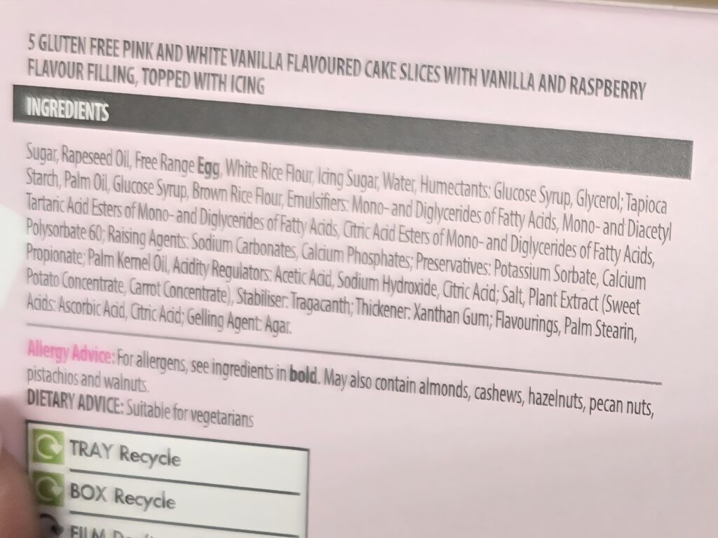 ultra-processed people book review with a gluten-free slices ingredients