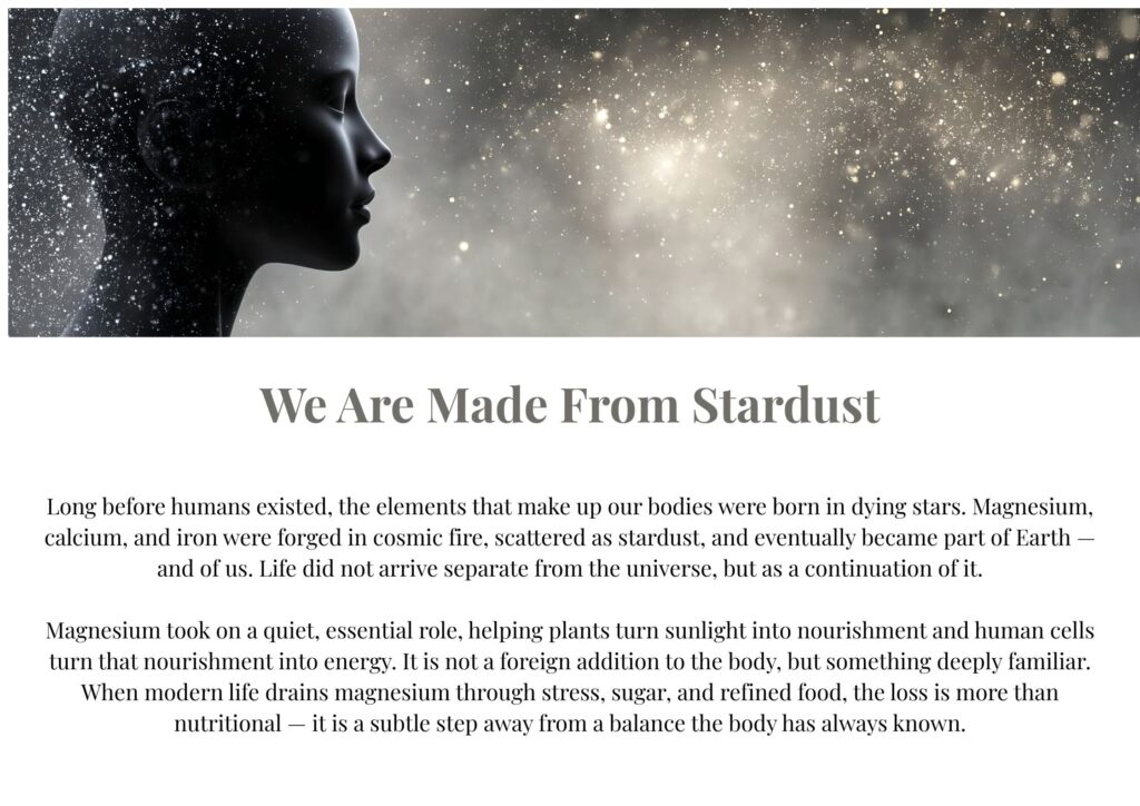 Magnesium is stardust image 