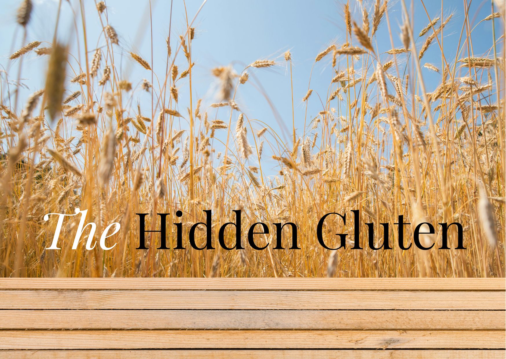 the hidden gluten cover page