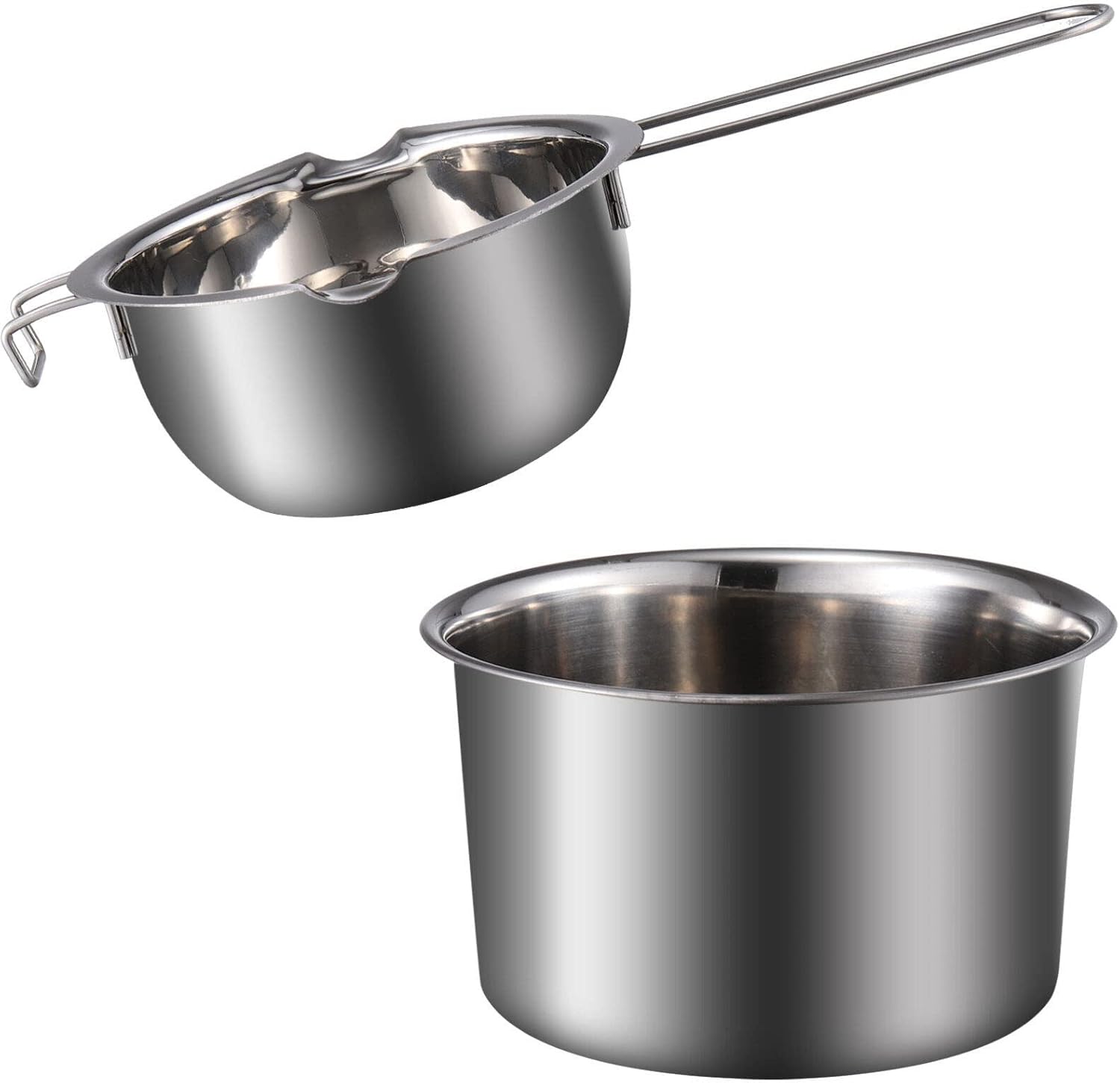 Stainless steel double boiler set