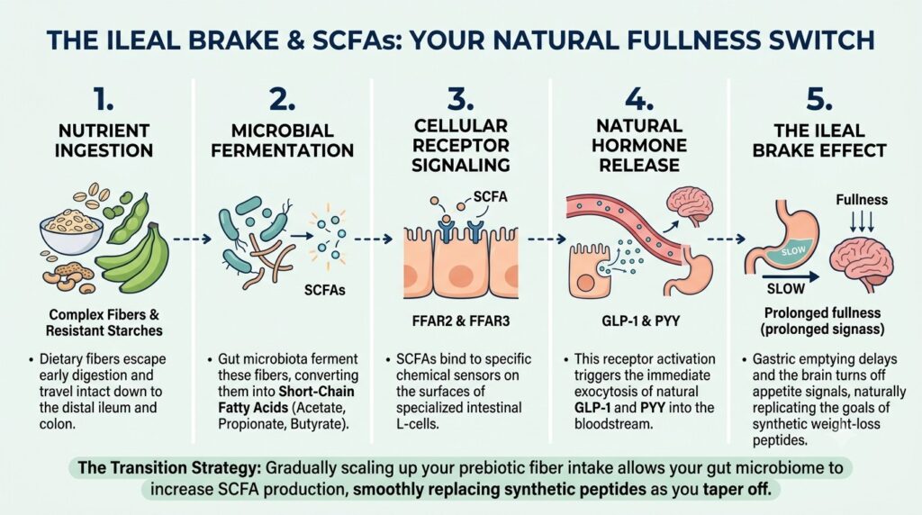How body produces in the natural way GLP-1 graphic