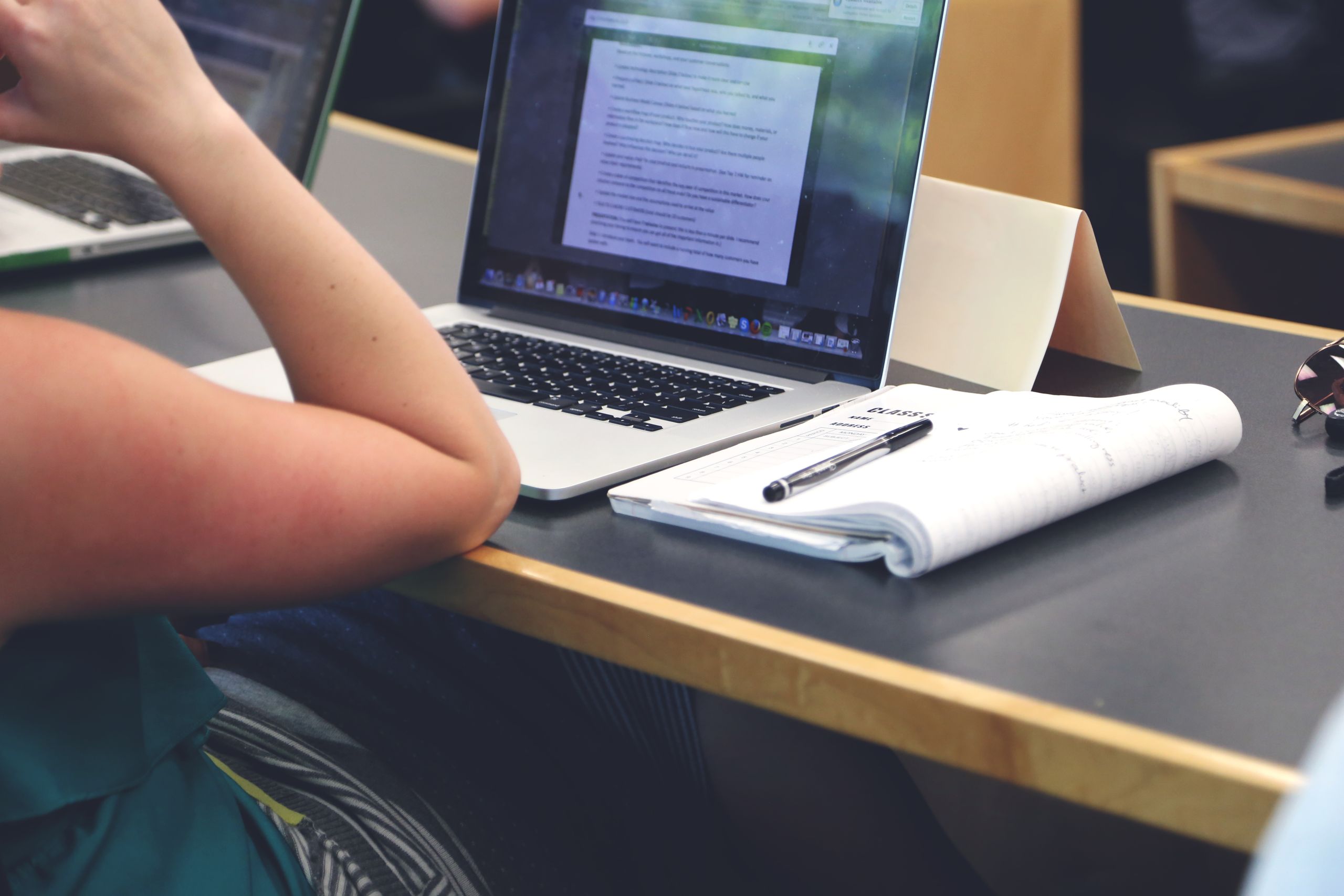 From a gluten-free food blogger to a student in a classroom setting using a laptop and taking notes in a notebook.